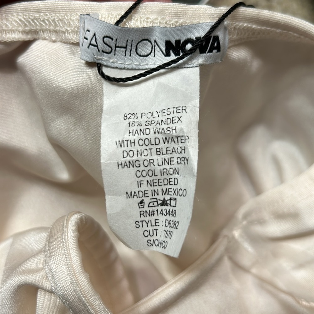 Fashion Nova I’ll Be Yours Midi Dress - white small - Picture 5 of 5